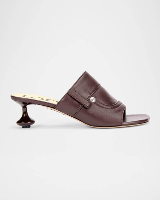 Toy Panta Leather Slide Sandals